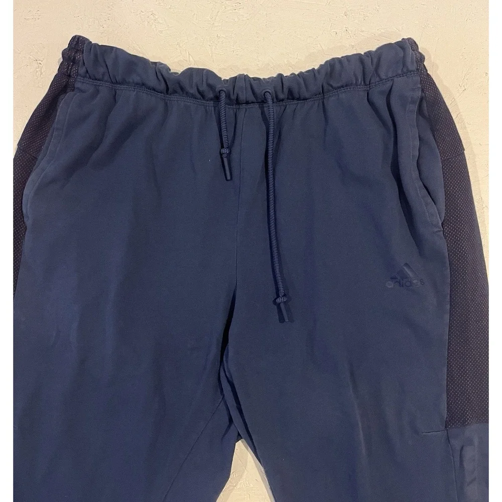 Adidas Pants Mens‎ XL Blue Track Sport SID Training Gym Athletic CV3219